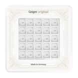 25 x 1 gram Geiger Original Square Silver Bar Multicard
