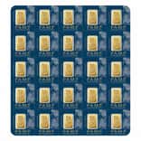 25x1 Gram Gold Bar PAMP Suisse Fortuna Multigram+25 (in Assay)