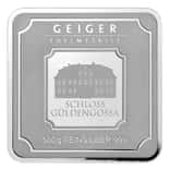 500 gram Geiger Original Square Silver Bar .999 Fine (In Assay)