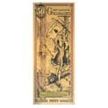 50 New Hampshire Goldback 1/20 oz 24K Gold Foil Aurum Note