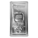 5 kilo Geiger Original Cast Silver Bar .9999 Fine