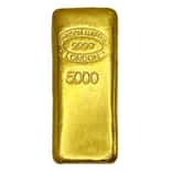 6.03 oz Johnson Matthey London 5 Tael Gold Bar .9999 Fine