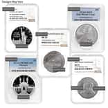 U.S. Mint $1 Silver Dollar Commemorative NGC/PCGS MS/PF 70 (Random Year)
