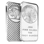 10 oz Buffalo Silver Bar .999 Silver