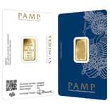 5 Gram Gold Bar PAMP Suisse Lady Fortuna Veriscan .9999 Fine (in Assay)
