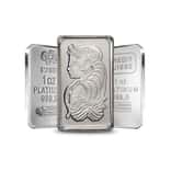 1 oz Generic Platinum Bar .999+ Fine (Secondary Market)
