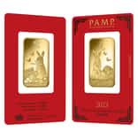 1 oz PAMP Suisse Year of the Rabbit Gold Bar (In Assay)