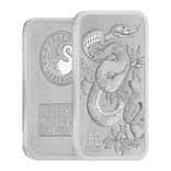 1 oz Perth Mint Lunar Snake Silver Bar .9999 Fine