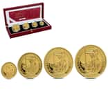 2000 1.85 oz Gold Britannia 4-Coin Proof Set (w/Box & COA)