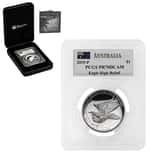 2015 1 oz Silver Australian Wedge-Tailed Eagle Perth Mint PCGS PF 70 DCAM (John M. Mercanti Sign Label)