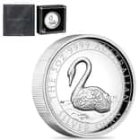 2021 5 oz Proof High Relief Silver Australian Swan Perth Mint