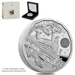2022 UK 2 oz Harry Potter Hogwarts Express Proof Silver Coin