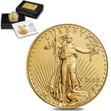2022-W 1 oz $50 Burnished Gold American Eagle (w/Box & COA)