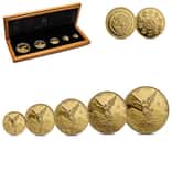 2023 1.9 oz Proof Mexican Gold Libertad 5-Coin Set