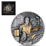 2023 Cook Islands 3 oz Silver Steampunk Science Lab Coin