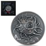 2023 Palau 3 oz Silver H. P. Lovecraft Azathoth Coin .9999 Fine