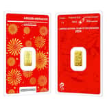 2024 1 gram Argor Heraeus Lunar Dragon Gold Bar (In Assay)