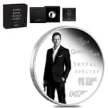 2024 1 oz Tuvalu James Bond Legacy Series Proof Colorized Silver Coin