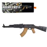 2024 Chad 2 oz Silver Assault Rifle Black & Gold Shaped Coin .999 Fine