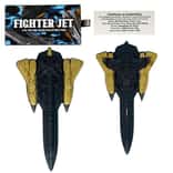 2024 Chad 2 oz Silver Fighter Jet Black & Gold Shaped Coin .999 Fine