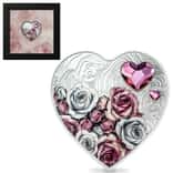 2024 Cook Islands 20 gram Proof Silver Brilliant Love Roses Coin