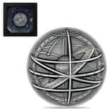 2024 Cook Islands 2 oz Silver Historic Instruments Armillary Sphere Coin