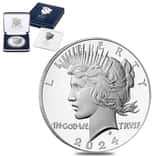 2024-S Proof Peace Silver Dollar .999 Fine (w/Box & COA)