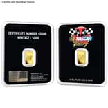 2025 1/2 Gram NASCAR Racing Gold Bar .9999 Fine (in TEP)