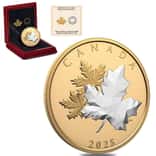 2025 Canada 5 oz Maple Leaves in Motion Silver Coin .9999 Fine