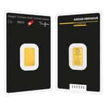 2 Gram Argor Heraeus Gold Bar .9999 Fine (in Assay)