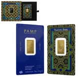 5 gram PAMP Suisse Arabian Horse Gold Bar (w/ Frame)