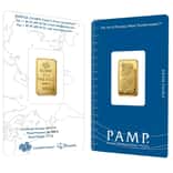 NOT VERISCAN - 2.5 gram Gold Bar PAMP Suisse Lady Fortuna .9999 Fine (In Assay)