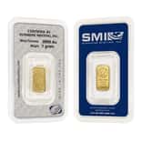 Sunshine Mint 1 Gram Gold Bar .9999 Fine (in Assay)