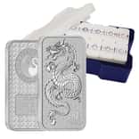 Monster Box of 200 - 1 oz Perth Mint Lunar Dragon Silver Bar .9999 Fine