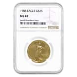 1988 1/2 oz $25 Gold American Eagle NGC MS 69