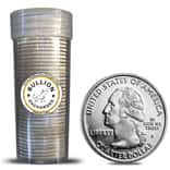 $10 Face Value Washington Quarters 90% Silver 40-Coin Roll (Impaired Proof)