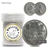 $10 Face Value 1920-1967 Canadian Half-Dollar 80% Silver 20-Coin Roll (Avg Circ)