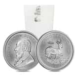 Roll of 25 - 2025 South Africa 1 oz Silver Krugerrand SS Tilawa Privy