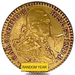 Spain 1 Escudo Gold Coin Ex-Jewelry AGW .0955 oz (Random Year)