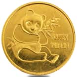 1982 1/4 oz Chinese Gold Panda .999 Fine (Scruffy)