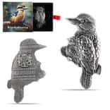 2024 Chad 1 oz Silver Kookaburra Shaped High Relief Coin .999 Fine