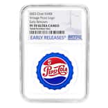 2022 Chad 6 gram Pepsi-Cola Retro Bottle Cap Proof Silver Coin NGC PF 70 ER (White Core)