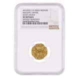 AH 1052//15 India Mughal Empire Shah Jahan Gold Mohur NGC XF Details