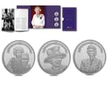 2022 Canada 3 oz Tribute To An Extraordinary Life Queen Elizabeth II Silver 3-Coin Set .9999 Fine (w/Box & COA)