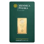 5 Gram Mint of Poland Gold Bar .9999 Fine (in Assay)