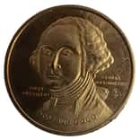1976 George Washington Bicentennial Gold Medal BU