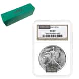 1986-2005 Silver American Eagle 20-Coin Set NGC MS 69 (w/Box)