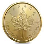 2023 1/4 oz Canadian Gold Maple Leaf $10 Coin .9999 Fine BU (Sealed)