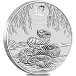 2025 5 oz Silver Lunar Snake BU Australian Perth Mint
