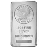 100 oz Sunshine Mint Silver Bar .999 Fine (Pressed)